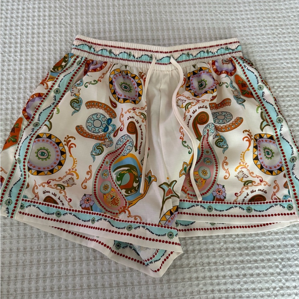 Commense Paisley Print Short - Picture 2 of 2